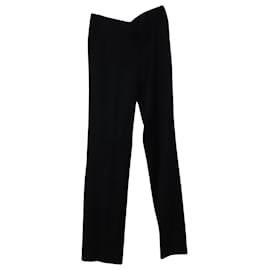 Calvin Klein-Calvin Klein Pantalon Habillé en Laine Noire-Noir