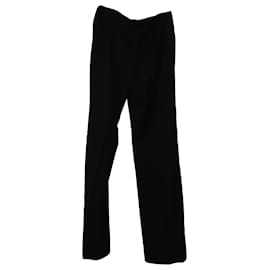 Calvin Klein-Calvin Klein Pantalon Habillé en Laine Noire-Noir