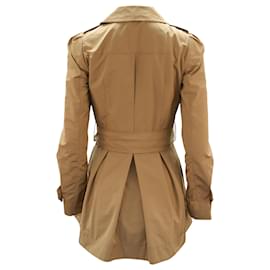 Moncler-Moncler Trench Coat in Beige Polyester-Beige