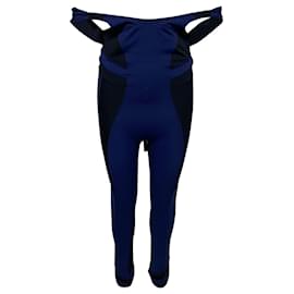 Autre Marque-Perfect Moment Tignes Fitness Stretch One-Piece in Navy Blue Nylon-Blue,Navy blue
