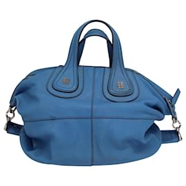 Givenchy-Bolso satchel Sugar Nightingale de Givenchy en piel de cabra azul cielo-Azul