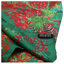 Hermès-Sciarpa Hermès Dans Un Jardin Anglais 90 in Seta Multicolore-Altro