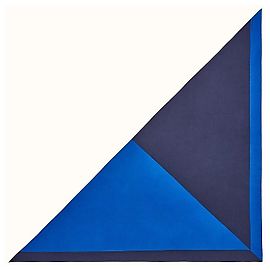 Hermès TRIANGOLO CON CORNICE GIGANTE Blu