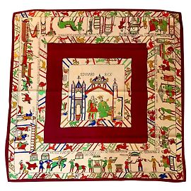 Hermès EDWARD REX oder Der TAPISSERIE VON BAYEUX (Vintage und selten) Mehrfarben