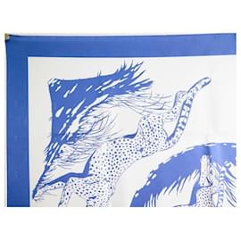 Hermès-Gepard-Tätowierung-Blau