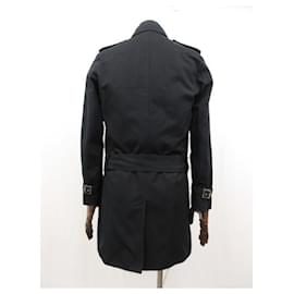 Dior-[Used]  [Dior Homme] Trench coat with belt (men's) Size44 Navy Kris Van Assche period-Dark blue