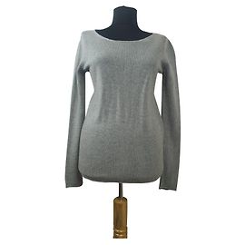 Autre Marque Princess Goes Hollywood Kaschmir Pullover Grau Metallic Effekt Grau