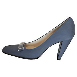 Prada Pumps Grey Cloth Size 37 Grey