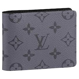 Louis Vuitton-Carteira LV Slender eclipse reverse-Cinza