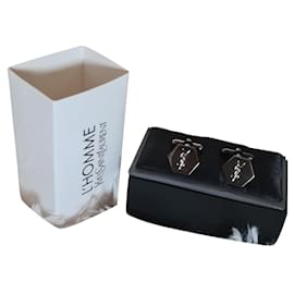 Yves Saint Laurent-Cufflinks-Dark grey
