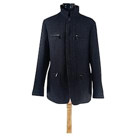 Etro Grey Wool Blazer Jacket Grey