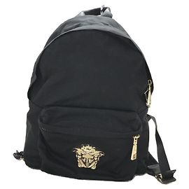 GIANNI VERSACE Medusa backpack / backpack / nylon / BLK / mini backpack Beige