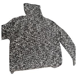 Joseph Rollkragenpullover aus Wolle Schwarz Grau Weiß Dunkelbraun Schwarz Weiß Grau Dunkelbraun