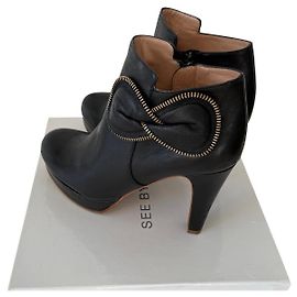 See by Chloé Stiefeletten Schwarz