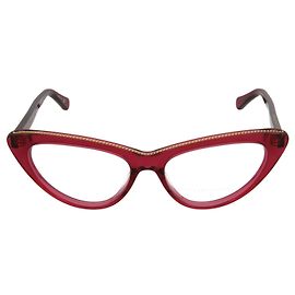 Stella Mc Cartney Cat-Eye Acetate Optical Glasses Red