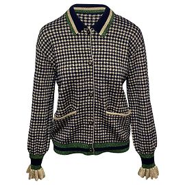 Baum Und Pferdgarten Clymene Houndstooth Cardigan in Multicolor Polyester Multiple colors
