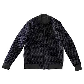 bomber jacket bomber jacket FENDI FF LOGO man size 50IT Black