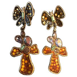 Christian Lacroix Orecchini Gold hardware