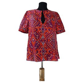 Top Diane Von Furstenberg de algodón multicolor Multicolor