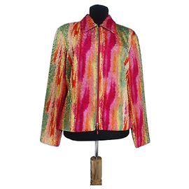 Joseph Ribkoff Multi Color Blazer Polyester Size M Multiple colors