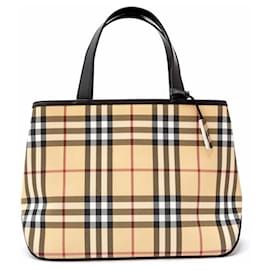 Burberry-Authentische Vintage Burberry Nova Check Tote Handtasche-Mehrfarben 