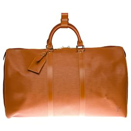 Louis Vuitton-Louis Vuitton Keepall 50 in cognac epi leather-Golden