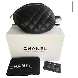 MARSUPIO CHANEL IN PELLE NERA . neuf Nero