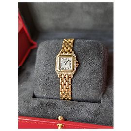 Cartier pantera diamante 18RELOJ K ORO AMARILLO Gold hardware