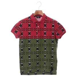 Fendi-[Used] FENDI Polo Shirt Men-Black,Red