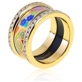 Anel de esmalte Frey Wille Multicor