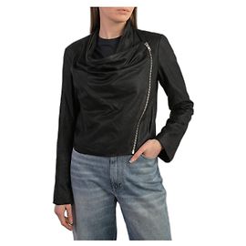 Helmut Lang Lederjacke Schwarz