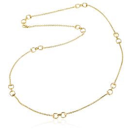 Collar Roberto Coin Horse Bit Original Oro Otro