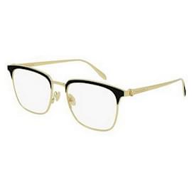 Alexander Mcqueen-Sunglasses Alexander McQueen GOLD model AM0202S-Golden