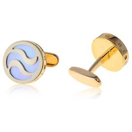 Bulgari Bvlgari Optical Manschettenknöpfe aus Gold mit Perlmutt Andere