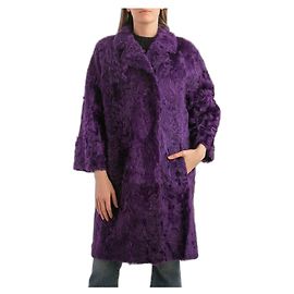 Casaco de pele Etro Roxo