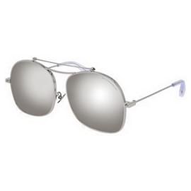 Alexander Mcqueen-Sunglasses Alexander McQueen SILVER model AM0088S-Silvery