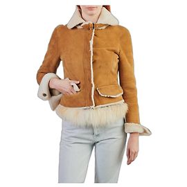 Schaffellmantel Ermanno Scervino Braun
