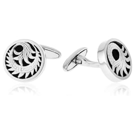 Autre Marque-Gold cufflinks with onyx Carrera y Carrera Circulos De Fuego-Other