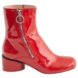 Bottines Marc Jacobs Rouge