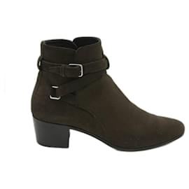 Saint Laurent-Saint Laurent Booties-Green