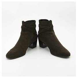 Saint Laurent-Saint Laurent Booties-Green