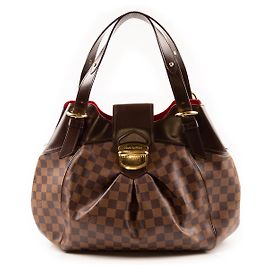 Sac Louis Vuitton en Toile Damier Ebene Marron