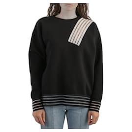 Sweatshirt Christopher Kane Schwarz