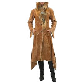 Roberto Cavalli coat Brown