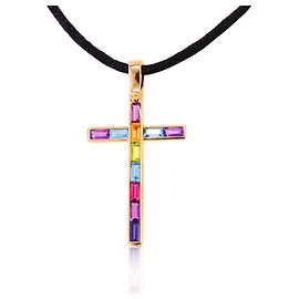 Pendant with colored stones Guy Laroche Multiple colors