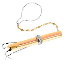 Damiani diamond tie clip Other