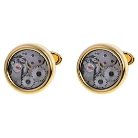 Autre Marque-Ugo Piccini Gold Cufflinks-Other