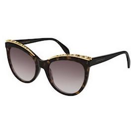 Alexander Mcqueen-Sunglasses Alexander McQueen HAVANA model AM0181S-Orange