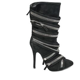 Botas Zanotti x Balmain Negro