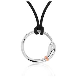 Pingente Damiani Infinito Snake em ouro com diamantes Outro